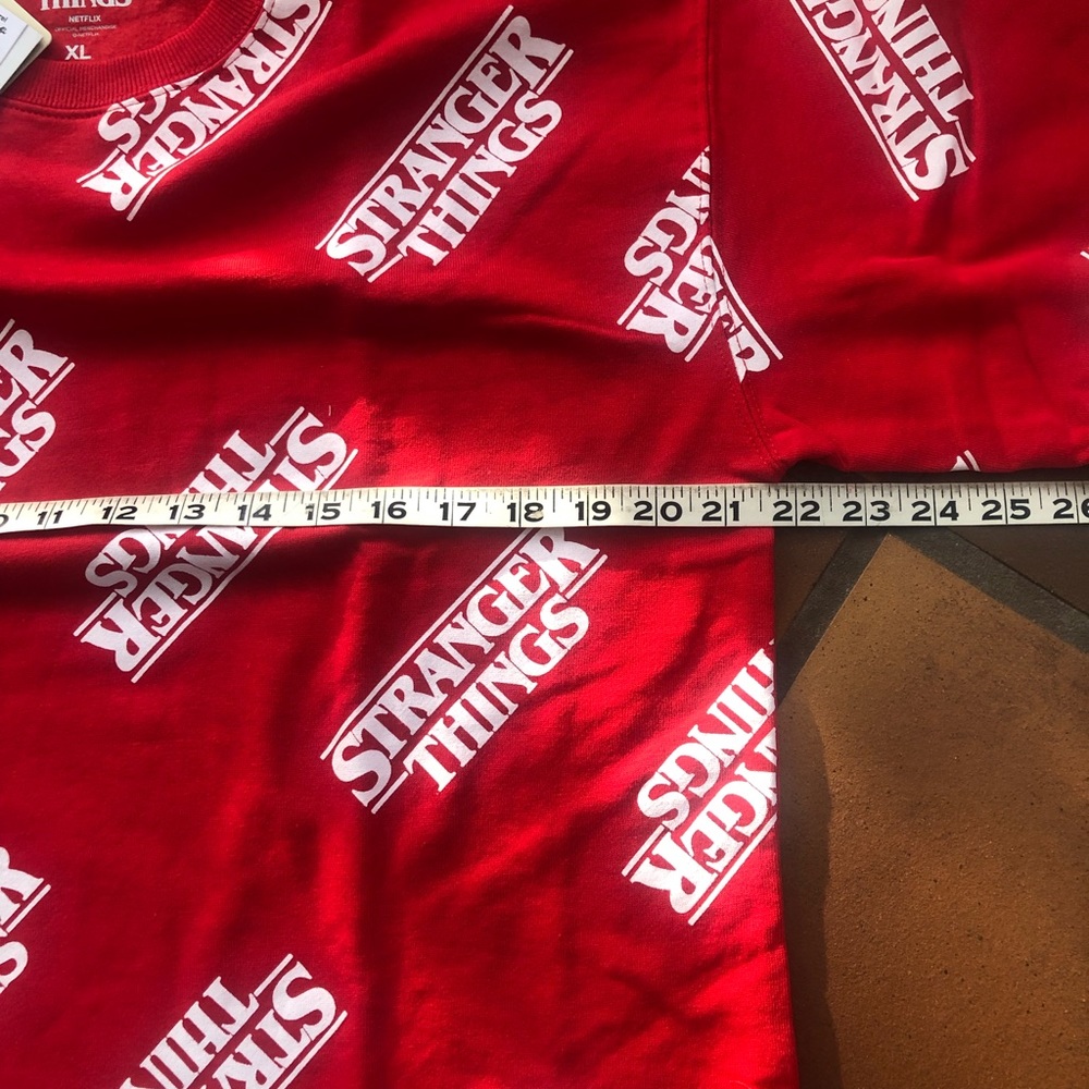 Nwt Stranger Things Red Pullover - image 5